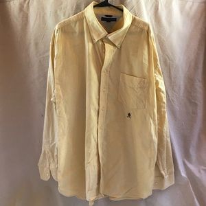 Butter Colored Button Up Shirt